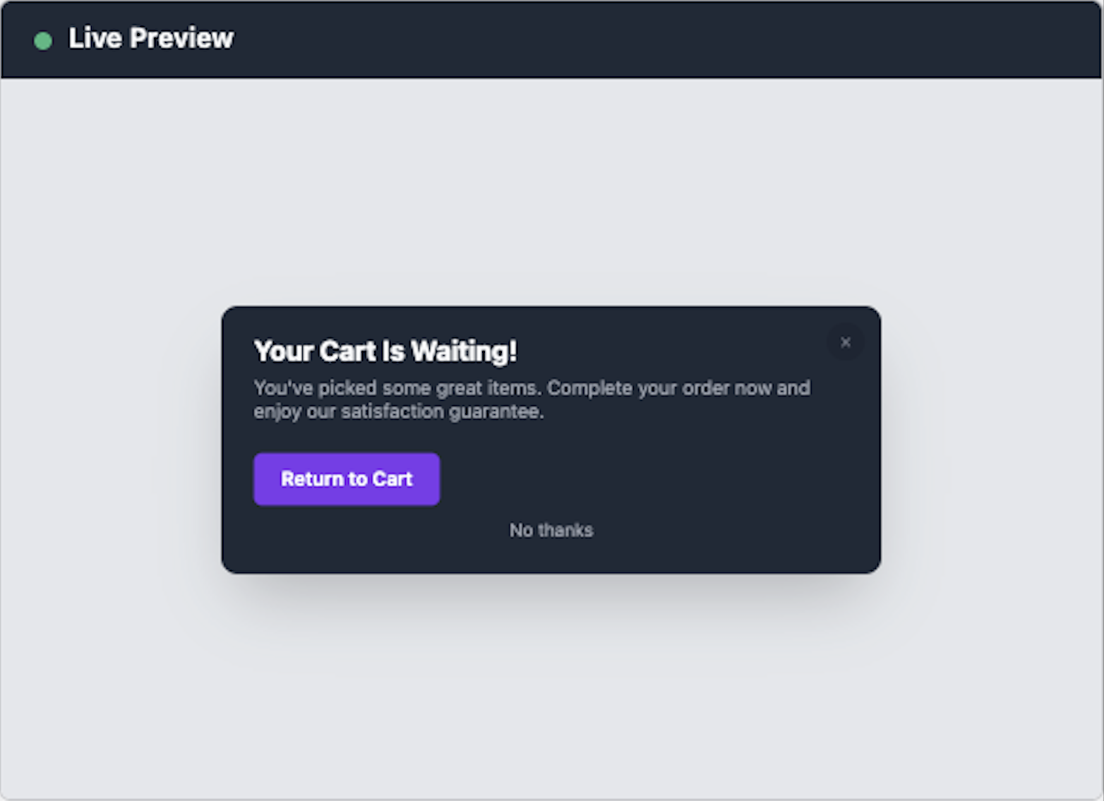 Intervention: Tab Switch